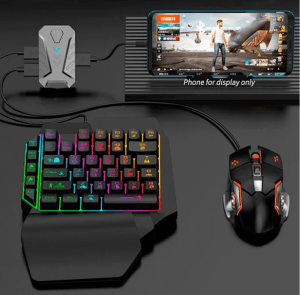 4 in 1 Gaming Combo Keyboard & Mouse For Android Mobiles & Tablets